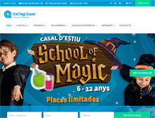 Tablet Screenshot of colegiocami.com